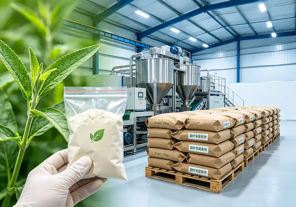 Bulk Stevia Extract Supplier for Sugar-Free Beverage Manufacturers